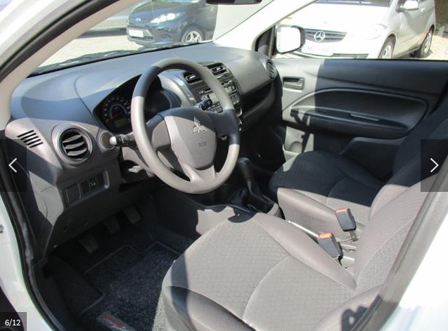 Left hand drive car MITSUBISHI SPACE STAR (01/05/2015) - 